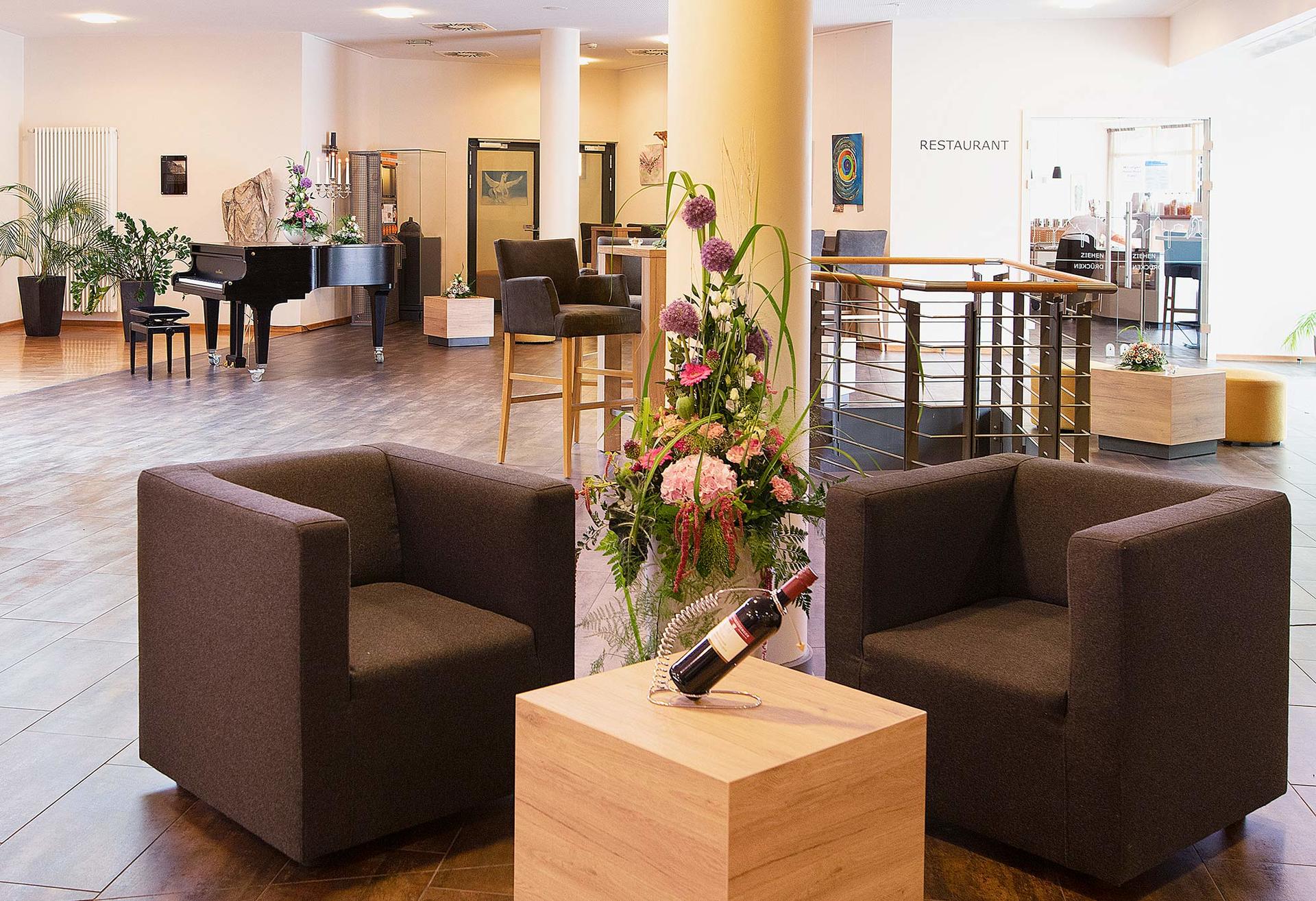 Eingangsbereich im Hotel Aspethera - Sitzecke