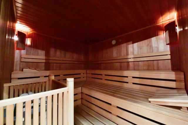 Saunabereich im Hotel Aspethera - Saune von innen